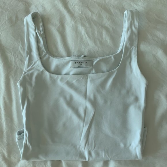 Aritzia Babaton Contour Bodysuit in White - Picture 2 of 2